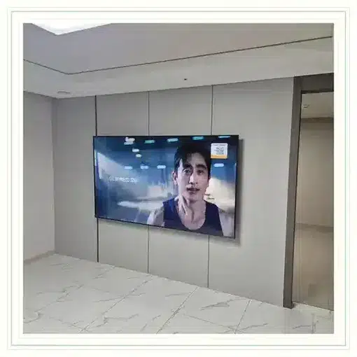 벽걸이TV 설치 모습 참고 사진
