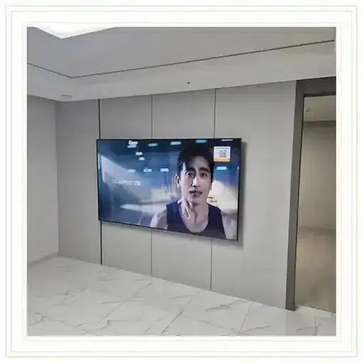 벽걸이TV 설치 모습 참고 사진