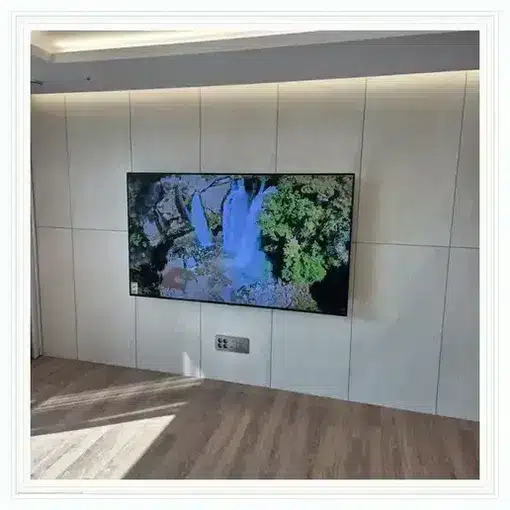 벽걸이TV 설치 모습 참고 사진
