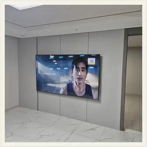 벽걸이TV 설치 모습 참고 사진