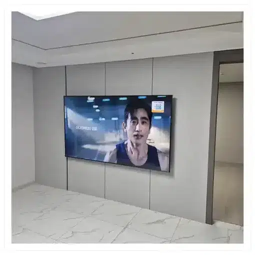 벽걸이TV 설치 모습 참고 사진