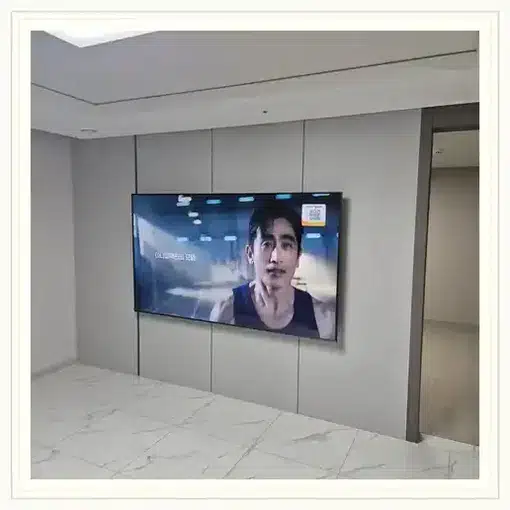 벽걸이TV 설치 모습 참고 사진