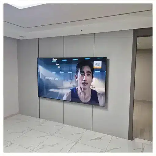 벽걸이TV 설치 모습 참고 사진
