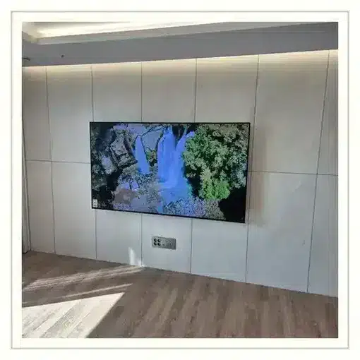 벽걸이TV 설치 모습 참고 사진